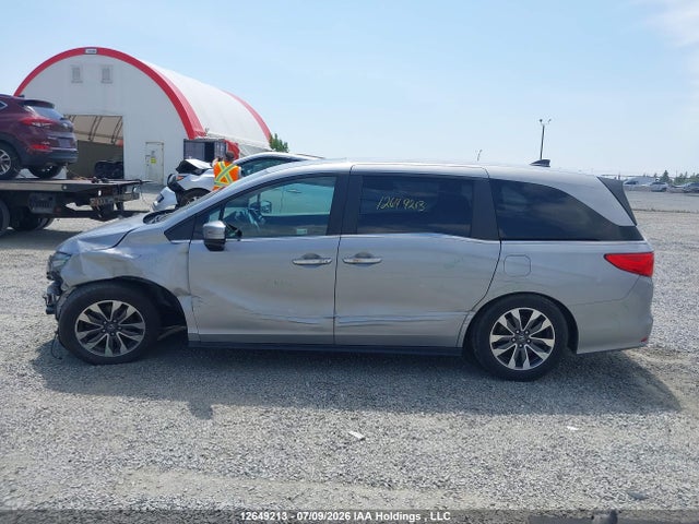 2022 Honda Odyssey Ex-l მანქანა იყიდება აუქციონზე, vin: 5FNRL6H6XNB500282, აუქციონის ნომერი: 12649213