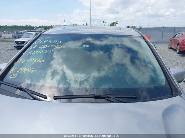 2022 Honda Odyssey Ex-l მანქანა იყიდება აუქციონზე, vin: 5FNRL6H6XNB500282, აუქციონის ნომერი: 12649213