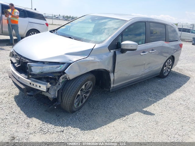 2022 Honda Odyssey Ex-l მანქანა იყიდება აუქციონზე, vin: 5FNRL6H6XNB500282, აუქციონის ნომერი: 12649213