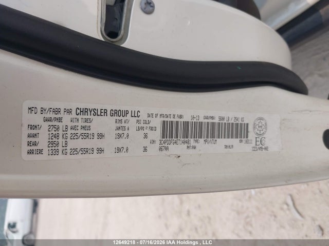 Продаж на аукціоні авто 2014 Dodge Journey, vin: 3C4PDDFG4ET140481, номер лоту: 12649218