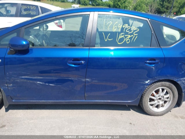 12649232 :رقم المزاد ، JTDZN3EU4D3187611 vin ، 2013 Toyota Prius V مزاد بيع