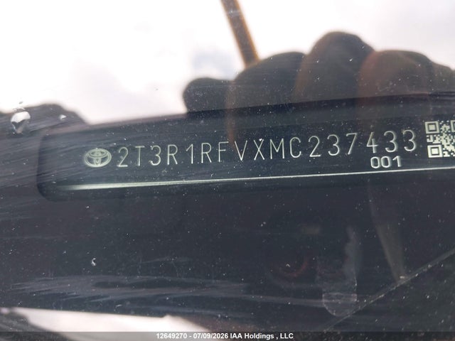 2T3R1RFVXMC237433 Toyota Rav4 Xle/xle Premium
