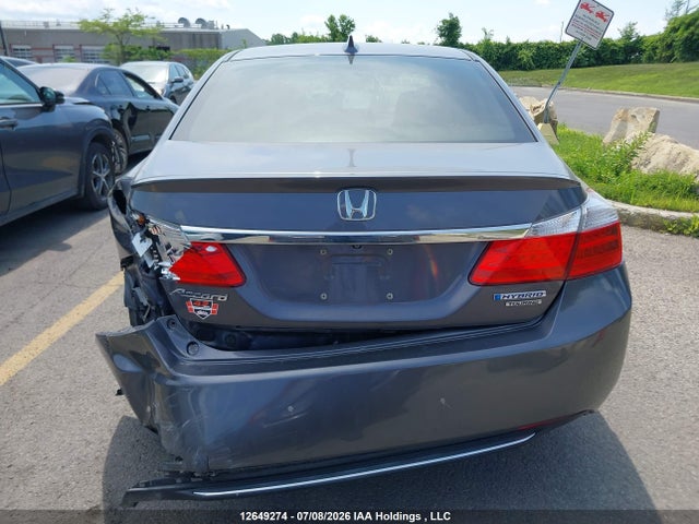 2015 Honda Accord Touring Hybrid მანქანა იყიდება აუქციონზე, vin: 1HGCR6F76FA800204, აუქციონის ნომერი: 12649274