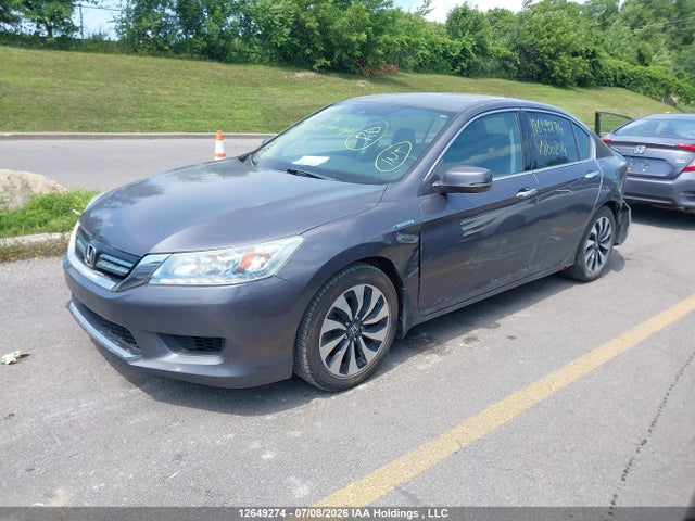 2015 Honda Accord Touring Hybrid მანქანა იყიდება აუქციონზე, vin: 1HGCR6F76FA800204, აუქციონის ნომერი: 12649274