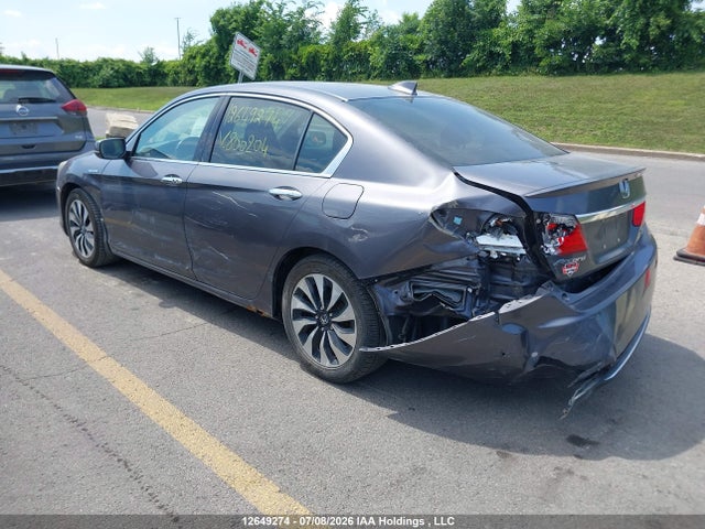 2015 Honda Accord Touring Hybrid მანქანა იყიდება აუქციონზე, vin: 1HGCR6F76FA800204, აუქციონის ნომერი: 12649274