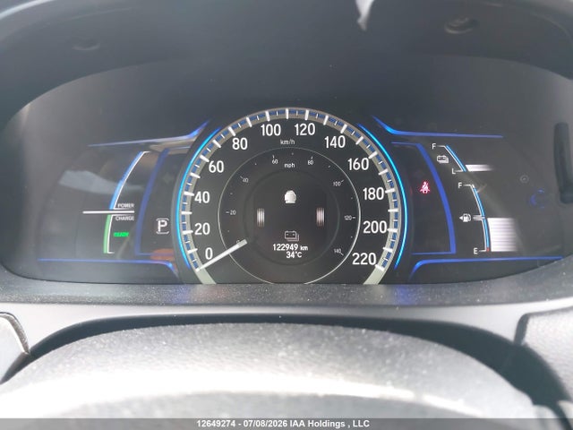 2015 Honda Accord Touring Hybrid მანქანა იყიდება აუქციონზე, vin: 1HGCR6F76FA800204, აუქციონის ნომერი: 12649274