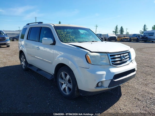2013 Honda Pilot Touring მანქანა იყიდება აუქციონზე, vin: 5FNYF4H99DB506557, აუქციონის ნომერი: 12649289