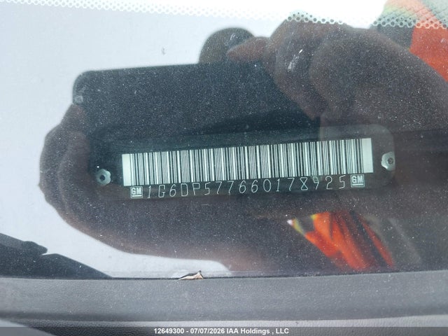 12649300 :رقم المزاد ، 1G6DP577660178925 vin ، 2006 Cadillac Cts مزاد بيع