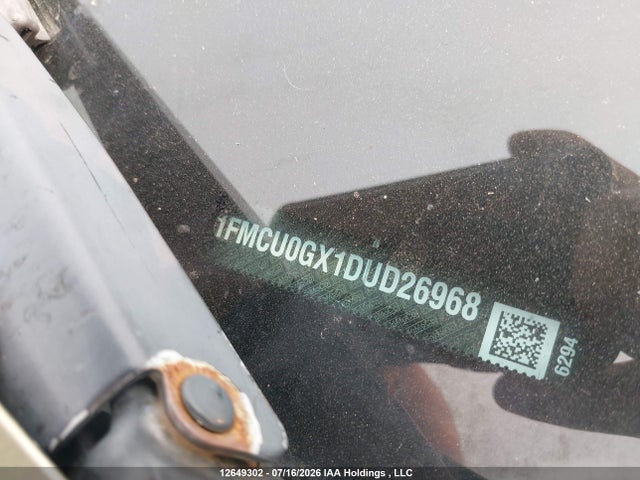 12649302 :رقم المزاد ، 1FMCU0GX1DUD26968 vin ، 2013 Ford Escape Se مزاد بيع