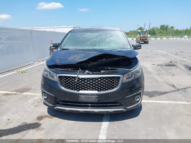 2016 Kia Sedona Sxl მანქანა იყიდება აუქციონზე, vin: KNDME5C12G6106011, აუქციონის ნომერი: 12649305