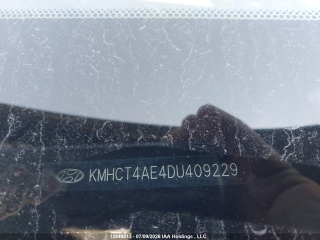 2013 Hyundai Accent Gls/gs მანქანა იყიდება აუქციონზე, vin: KMHCT4AE4DU409229, აუქციონის ნომერი: 12649313