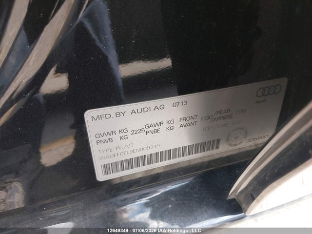 WAUFFCFL9EN009539 Audi A4 2.0 Progressiv