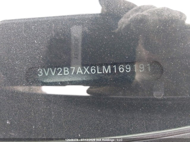 Продаж на аукціоні авто 2020 Volkswagen Tiguan Comfortline/iq Drive, vin: 3VV2B7AX6LM169191, номер лоту: 12649378