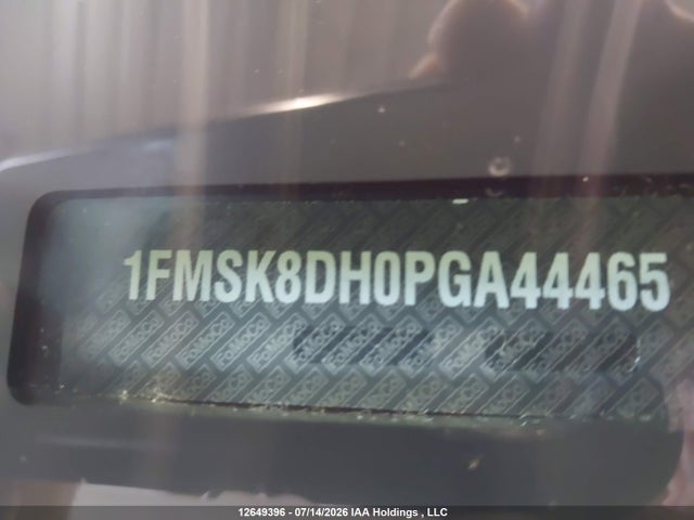 12649396 :رقم المزاد ، 1FMSK8DH0PGA44465 vin ، 2023 Ford Explorer Xlt مزاد بيع