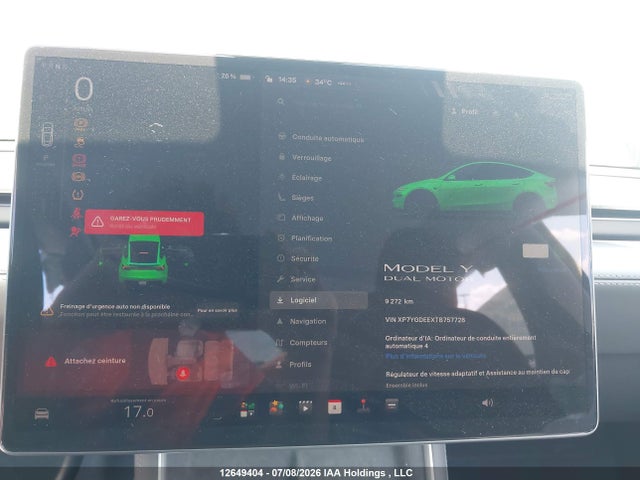 XP7YGDEEXTB757728 Tesla Model Y Long Range Launch Series/premium All-wheel Drive