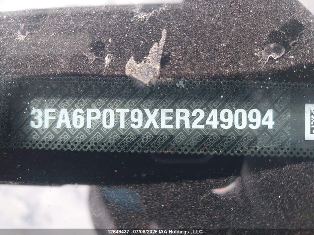 Aukcja sprzedaży 2014 Ford Fusion Se, vin: 3FA6P0T9XER249094, numer aukcji: 12649437