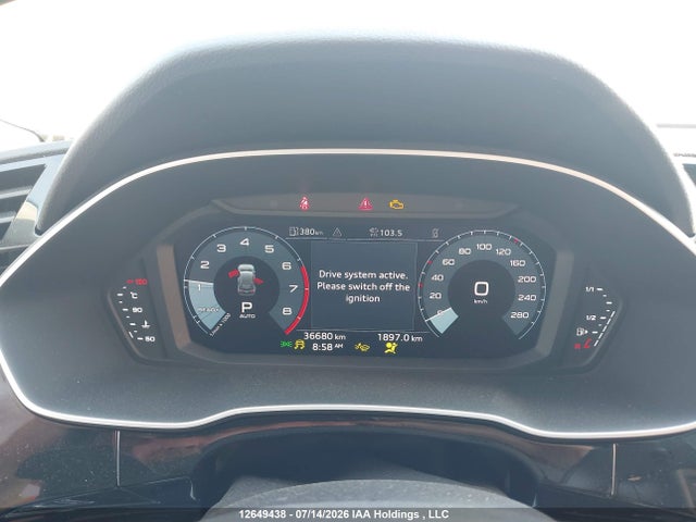 2025 Audi Q3 Premium 40 მანქანა იყიდება აუქციონზე, vin: WA1AUCF3XS1079244, აუქციონის ნომერი: 12649438
