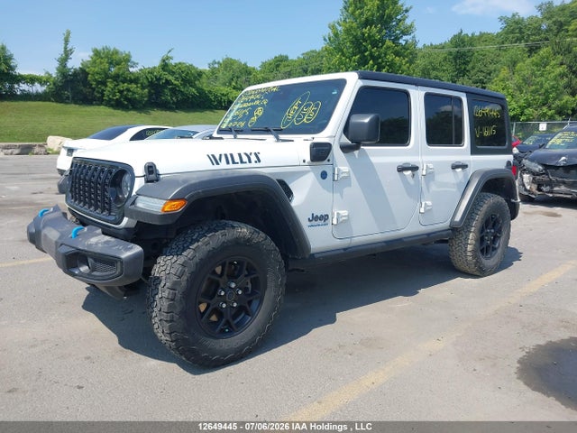 Продажа на аукционе авто 2024 Jeep Wrangler 4xe 4-door Willys, vin: 1C4RJXN62RW161115, номер лота: 12649445