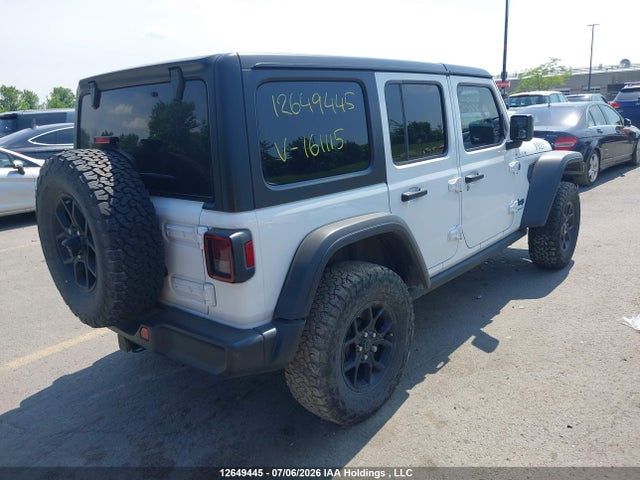 Продажа на аукционе авто 2024 Jeep Wrangler 4xe 4-door Willys, vin: 1C4RJXN62RW161115, номер лота: 12649445