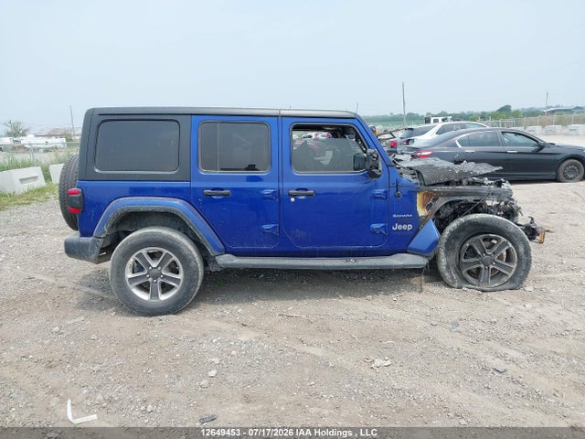 2019 Jeep Wrangler Unlimited Sahara მანქანა იყიდება აუქციონზე, vin: 1C4HJXEG9KW548738, აუქციონის ნომერი: 12649453