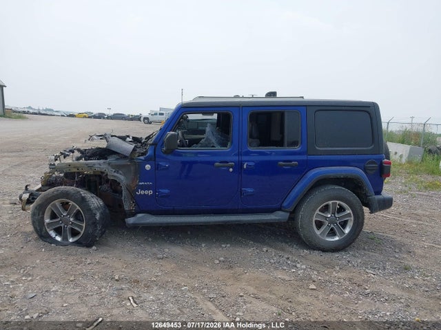 2019 Jeep Wrangler Unlimited Sahara მანქანა იყიდება აუქციონზე, vin: 1C4HJXEG9KW548738, აუქციონის ნომერი: 12649453
