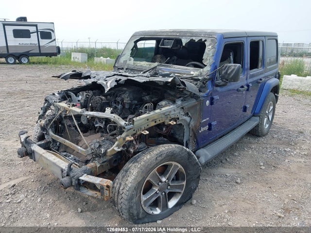 2019 Jeep Wrangler Unlimited Sahara მანქანა იყიდება აუქციონზე, vin: 1C4HJXEG9KW548738, აუქციონის ნომერი: 12649453