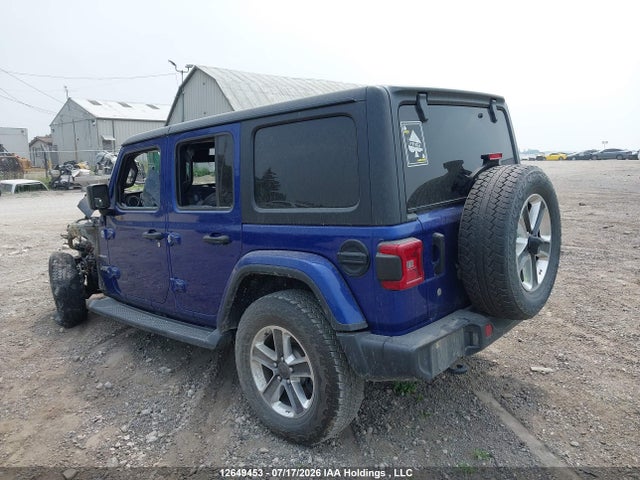 2019 Jeep Wrangler Unlimited Sahara მანქანა იყიდება აუქციონზე, vin: 1C4HJXEG9KW548738, აუქციონის ნომერი: 12649453