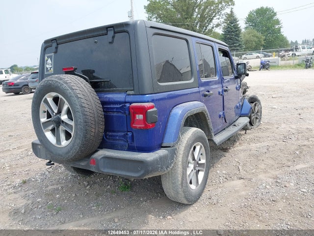 2019 Jeep Wrangler Unlimited Sahara მანქანა იყიდება აუქციონზე, vin: 1C4HJXEG9KW548738, აუქციონის ნომერი: 12649453