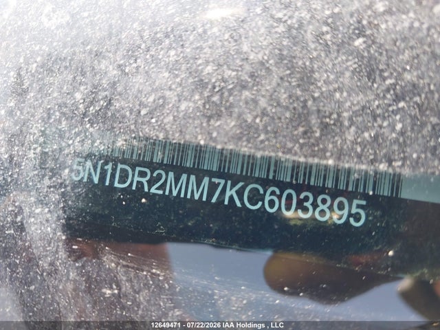 5N1DR2MM7KC603895 Nissan Pathfinder S/sl/sv/platinum