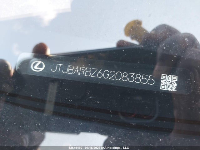 JTJBARBZ6G2083855 Lexus Nx 200t/base/f Sport