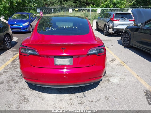 Auction sale of the 2021 Tesla Model 3, vin: 5YJ3E1EA6MF086444, lot number: 12649481