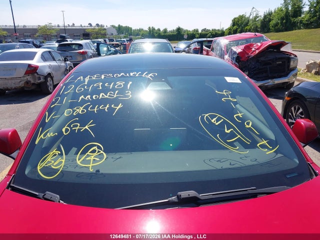 Auction sale of the 2021 Tesla Model 3, vin: 5YJ3E1EA6MF086444, lot number: 12649481
