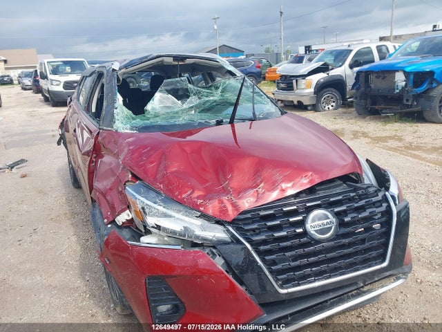 12649497 :رقم المزاد ، 3N1CP5CV6ML489058 vin ، 2021 Nissan Kicks Sv مزاد بيع