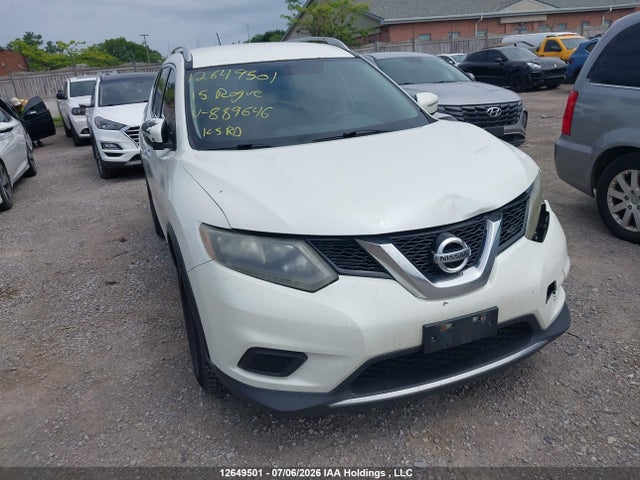 2015 Nissan Rogue S/sl/sv მანქანა იყიდება აუქციონზე, vin: 5N1AT2MTXFC889646, აუქციონის ნომერი: 12649501