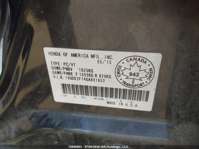 Acura Ilx Premium Package/tech Package 2016 19UDE2F74GA801653 Image 18