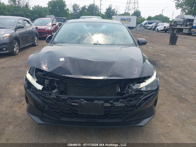 KMHLM4AG9PU385111 Hyundai Elantra Preferred Ivt With Tech Package