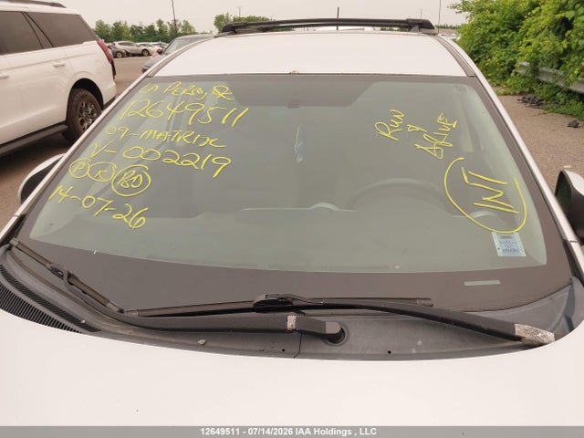 12649511 :رقم المزاد ، 2T1KE40E49C002219 vin ، 2009 Toyota Corolla Matrix S مزاد بيع