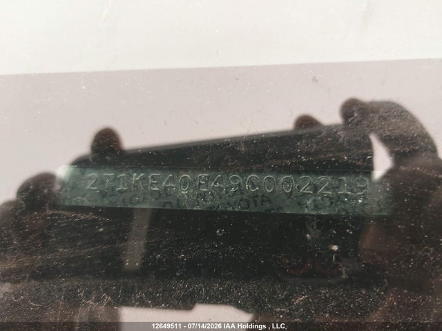 12649511 :رقم المزاد ، 2T1KE40E49C002219 vin ، 2009 Toyota Corolla Matrix S مزاد بيع