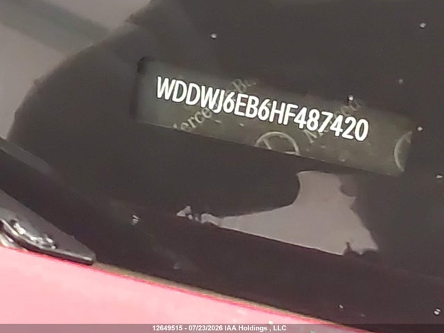 WDDWJ6EB6HF487420 Mercedes-Benz C 43 4mati Amg