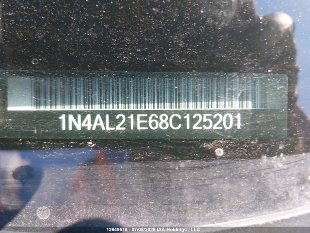 12649518 :رقم المزاد ، 1N4AL21E68C125201 vin ، 2008 Nissan Altima 2.5/2.5s مزاد بيع