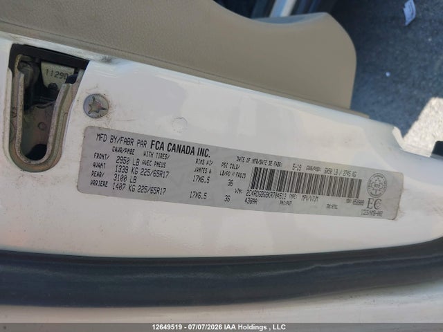 Dodge Grand Caravan Se 2019 2C4RDGBG9KR704513 Image 9