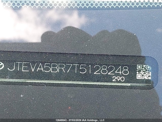 Продаж на аукціоні авто 2026 Toyota 4runner, vin: JTEVA5BR7T5128248, номер лоту: 12649543
