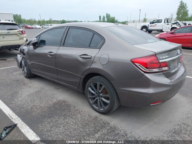 2013 Honda Civic Touring მანქანა იყიდება აუქციონზე, vin: 2HGFB2F73DH028558, აუქციონის ნომერი: 12649618