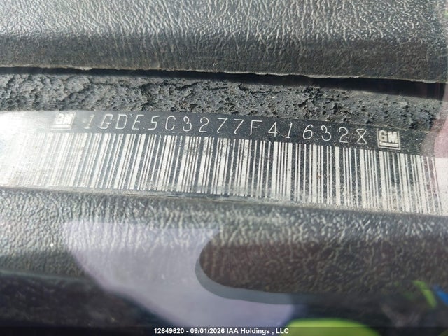 Продаж на аукціоні авто 2007 Gmc Tc5500, vin: 1GDE5C3277F416328, номер лоту: 12649620