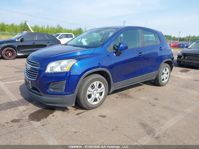12649634 :رقم المزاد ، 3GNCJKSB5GL137203 vin ، 2016 Chevrolet Trax Ls مزاد بيع