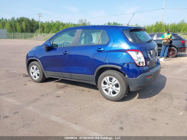 12649634 :رقم المزاد ، 3GNCJKSB5GL137203 vin ، 2016 Chevrolet Trax Ls مزاد بيع