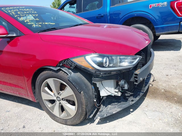 12649661 :رقم المزاد ، KMHD84LF8JU517327 vin ، 2018 Hyundai Elantra Gl مزاد بيع