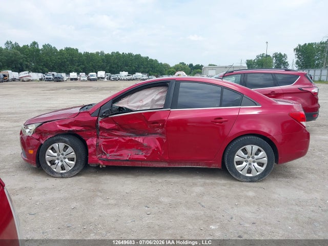 12649683 :رقم المزاد ، 1G1PF5SC1C7176349 vin ، 2012 Chevrolet Cruze Lt مزاد بيع