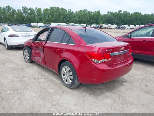 12649683 :رقم المزاد ، 1G1PF5SC1C7176349 vin ، 2012 Chevrolet Cruze Lt مزاد بيع