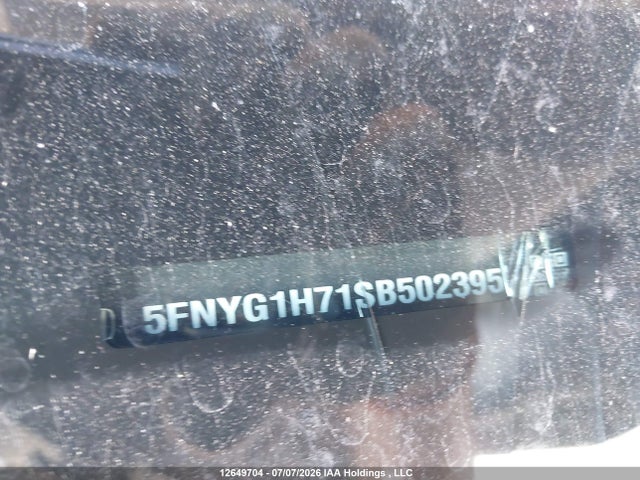 Honda Pilot Touring 2025 5FNYG1H71SB502395 Image 9